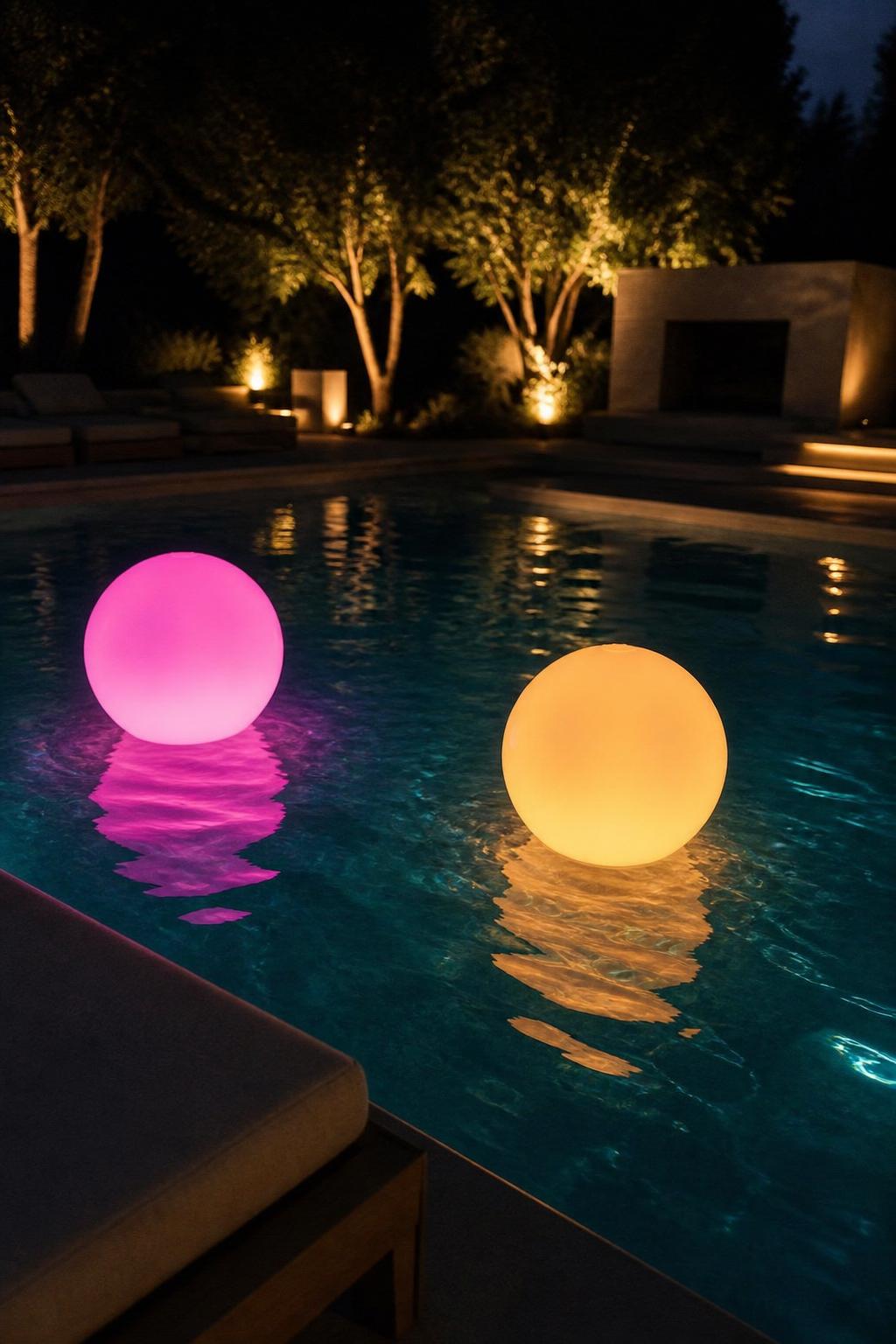 AquaGlow™ LED Pool Ball lifestyle image 1