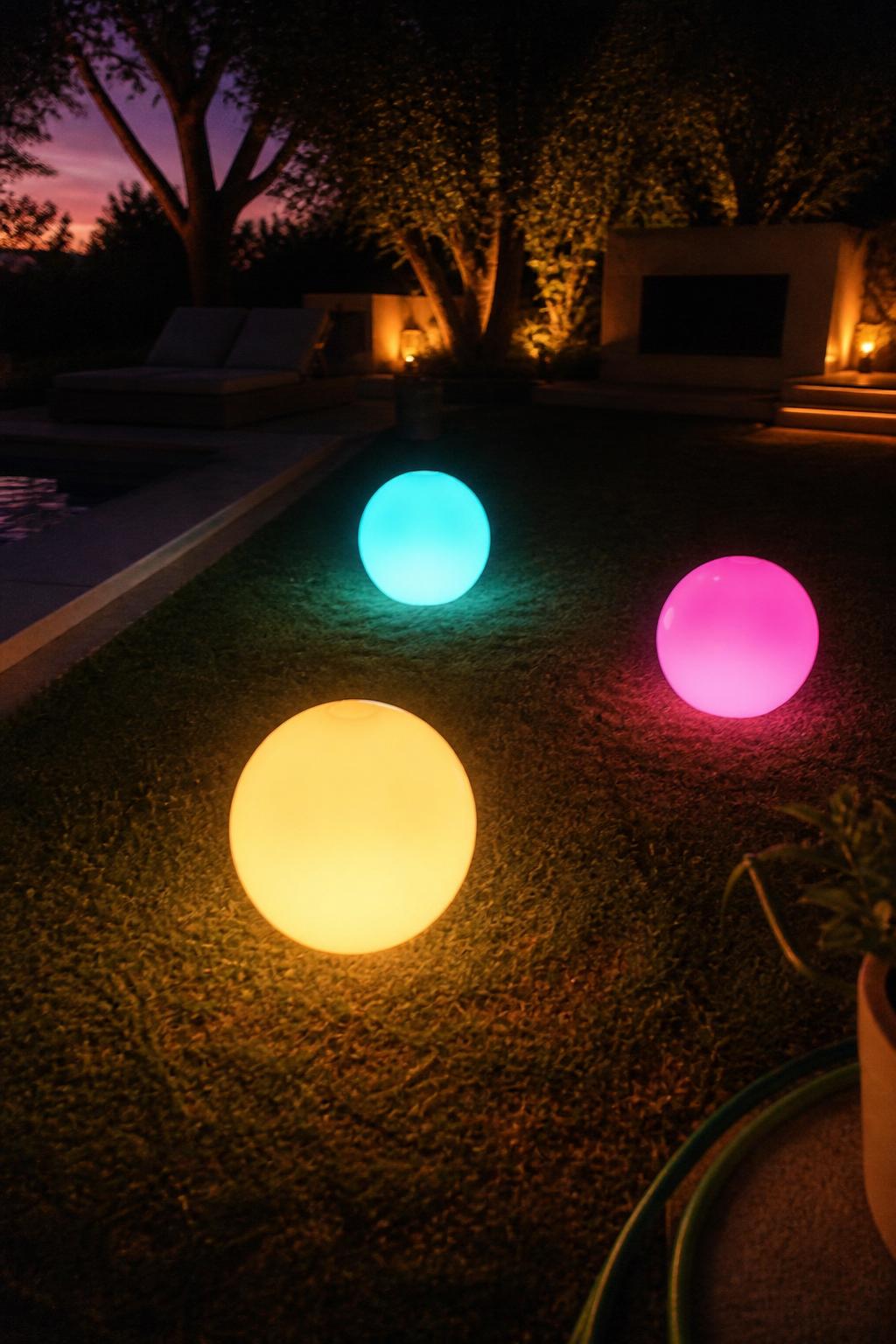 AquaGlow™ LED Pool Ball lifestyle image 3