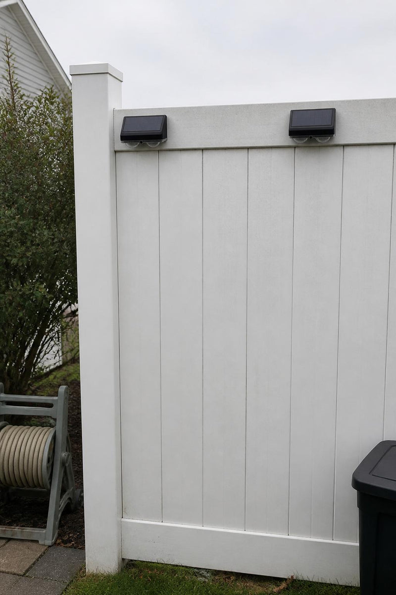 BeamFall™ Solar Fence Lights lifestyle image 5