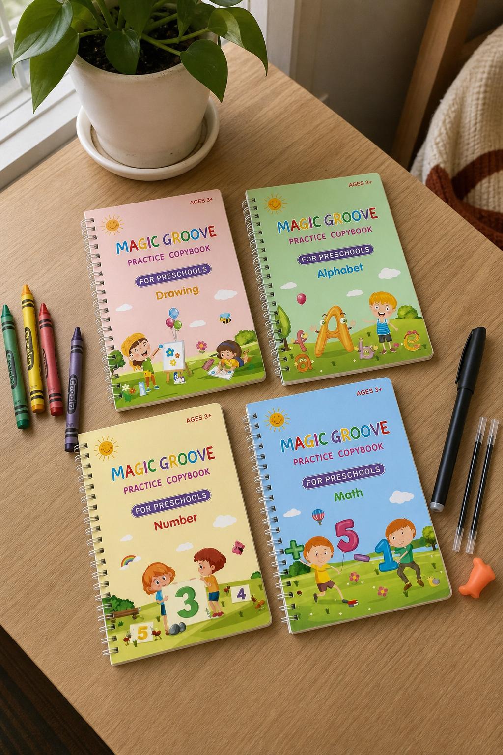 GrooveWrite™ Kids Magic Writing Books lifestyle image 4