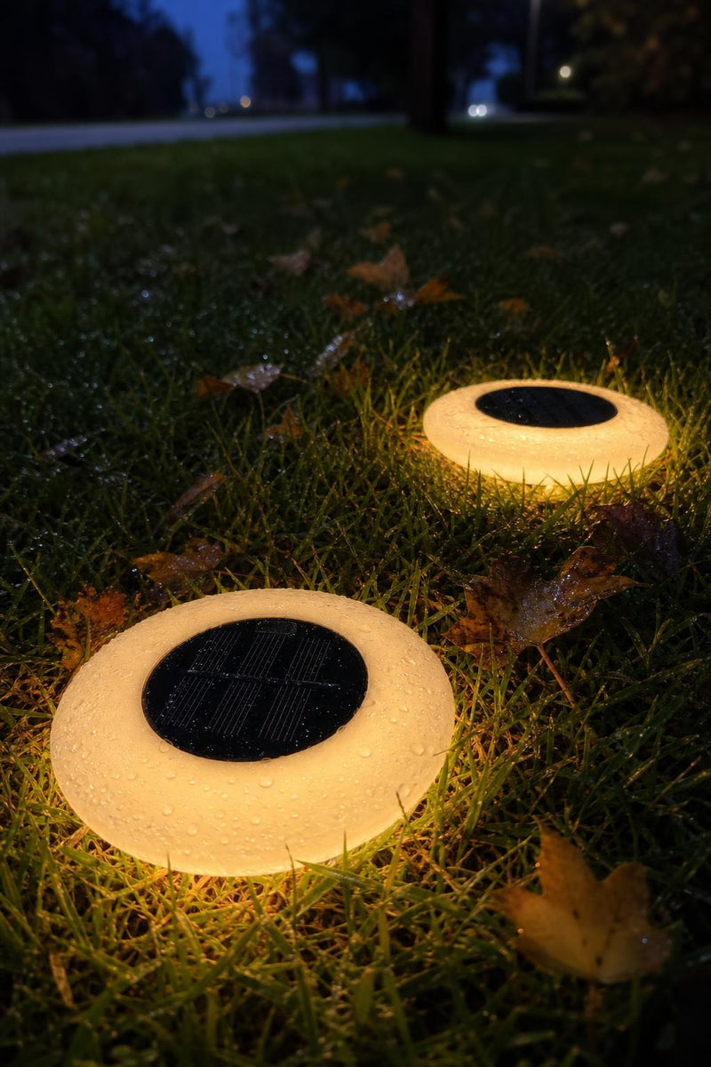 GroundGlow™ Solar Disk Lights lifestyle image 5