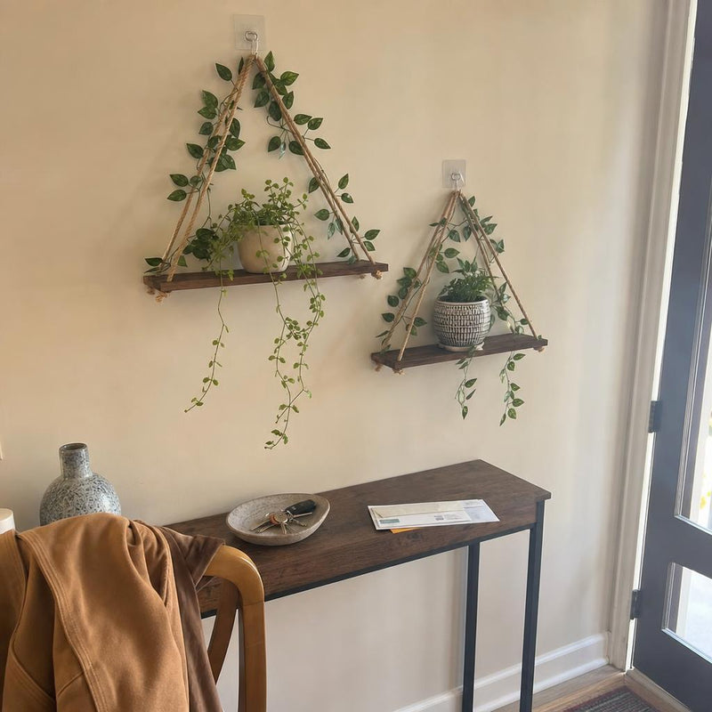IvyPerch™ Hanging Wall Shelves lifestyle image 2