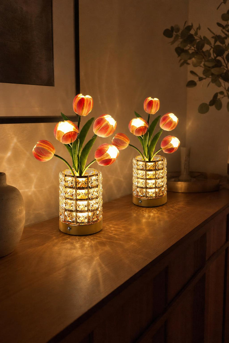 CrystalBloom™ Vase Lamp lifestyle image 4