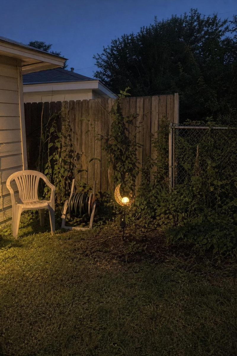 MoonCrest™ Solar Garden Stake Light lifestyle image 2