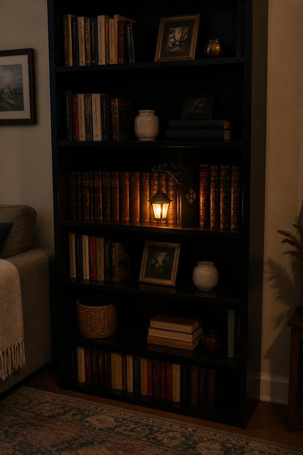 PageLantern™ Bookshelf Lantern lifestyle image 2