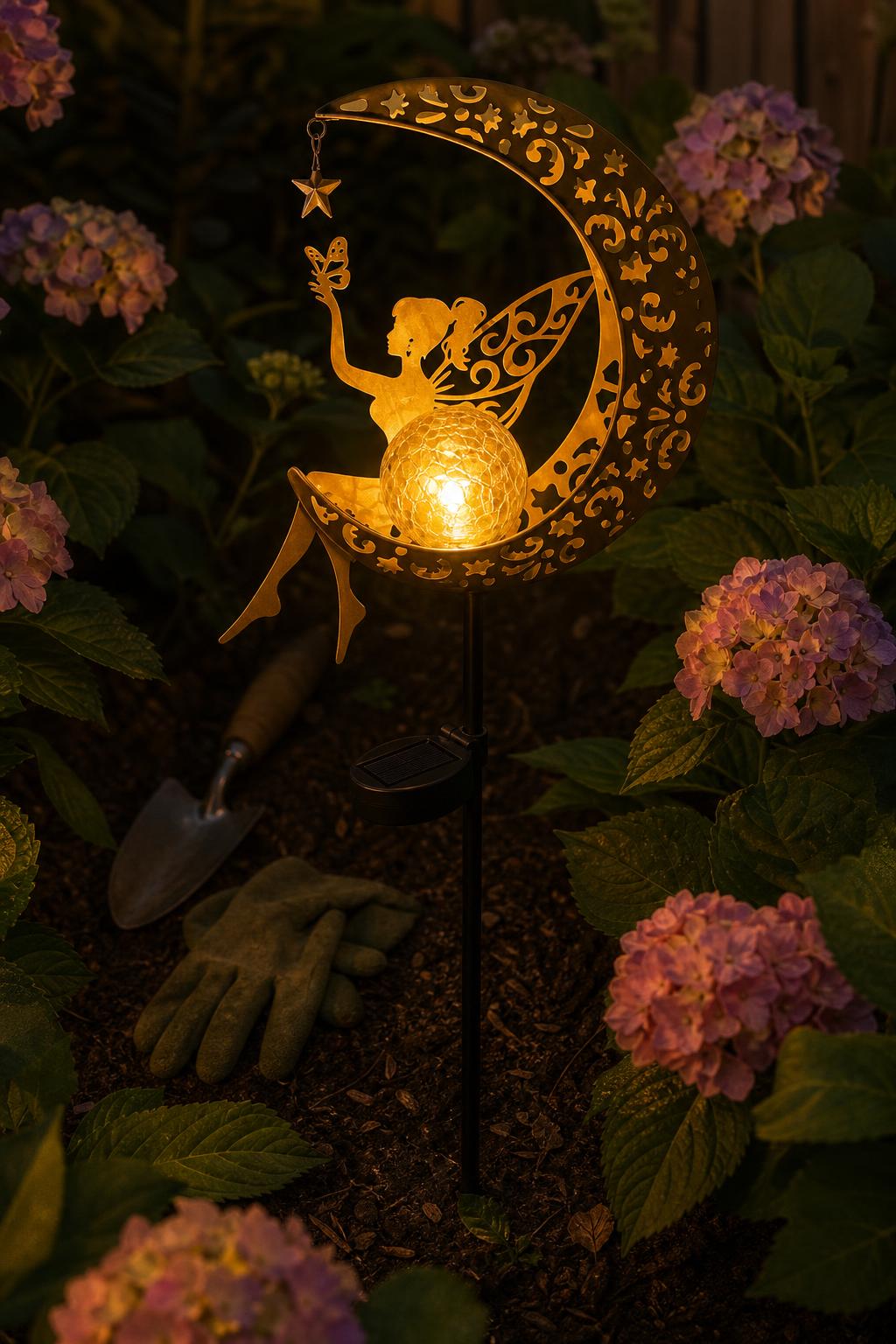 PixieMoon™ Solar Garden Stake lifestyle image 2