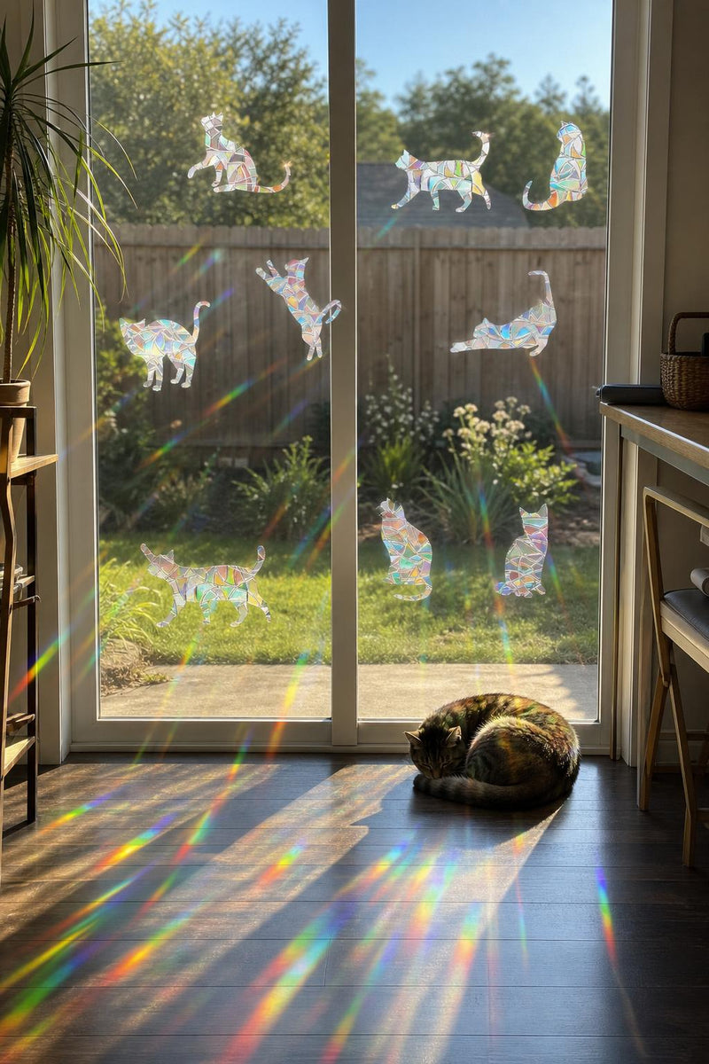 PrismCast™ Rainbow Suncatcher Window Decals lifestyle image 5