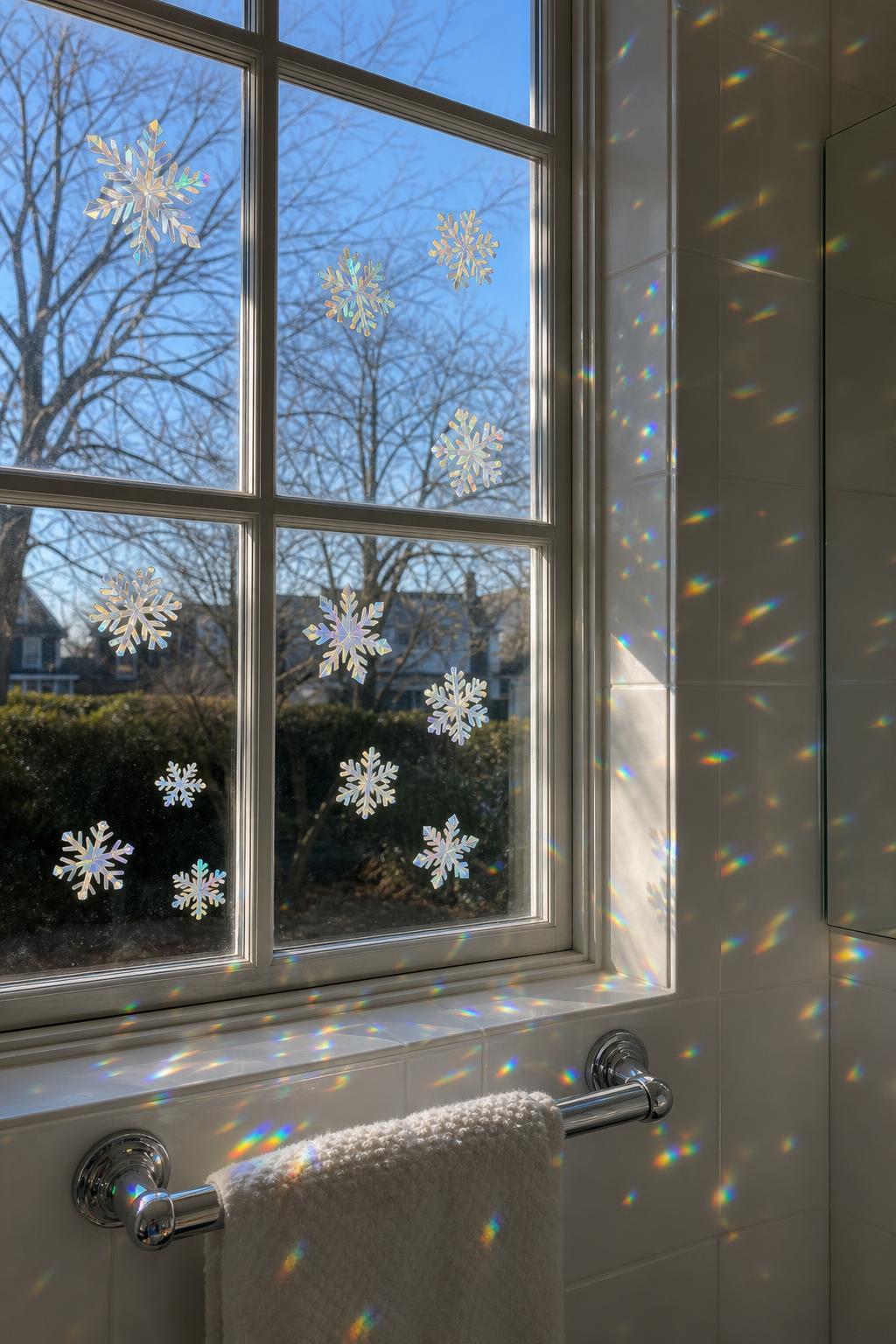 SnowPrism™ Suncatcher Window Stickers lifestyle image 1