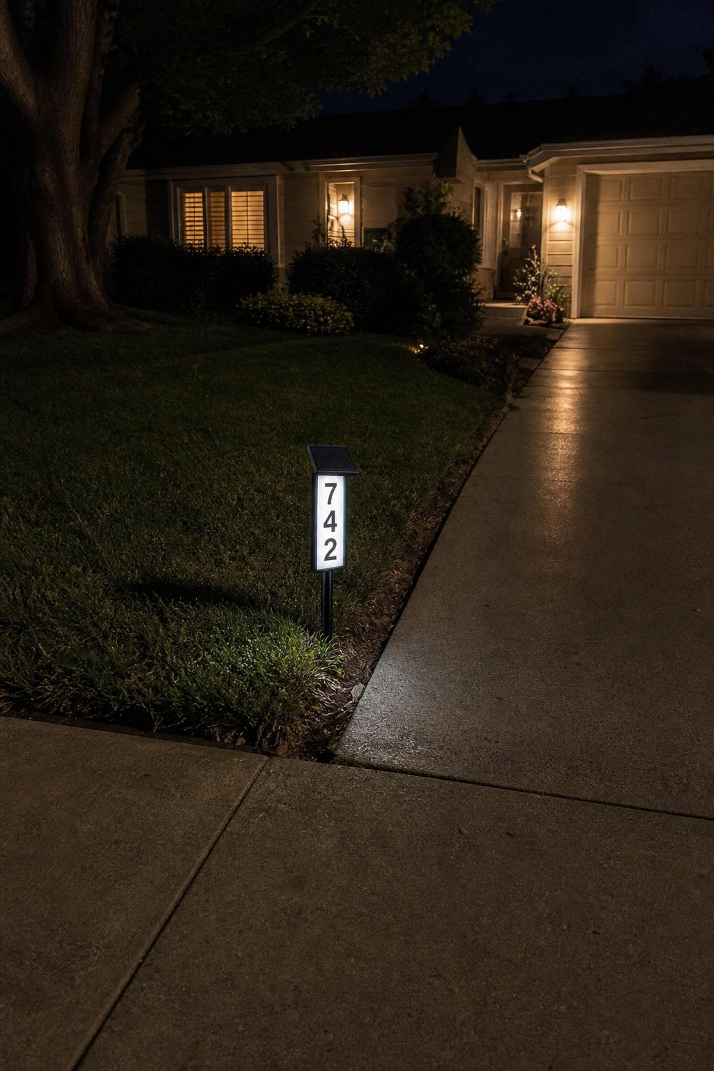 SolarSign™ Address Sign lifestyle image 2
