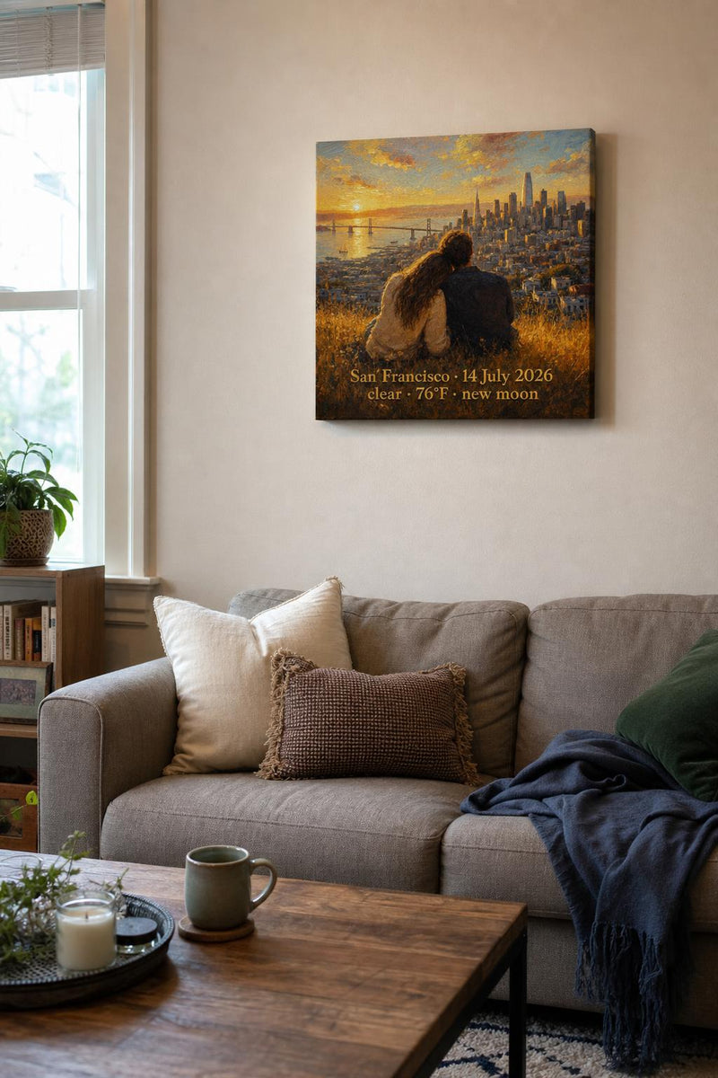 ThisDay™ Personalized Canvas lifestyle image 1