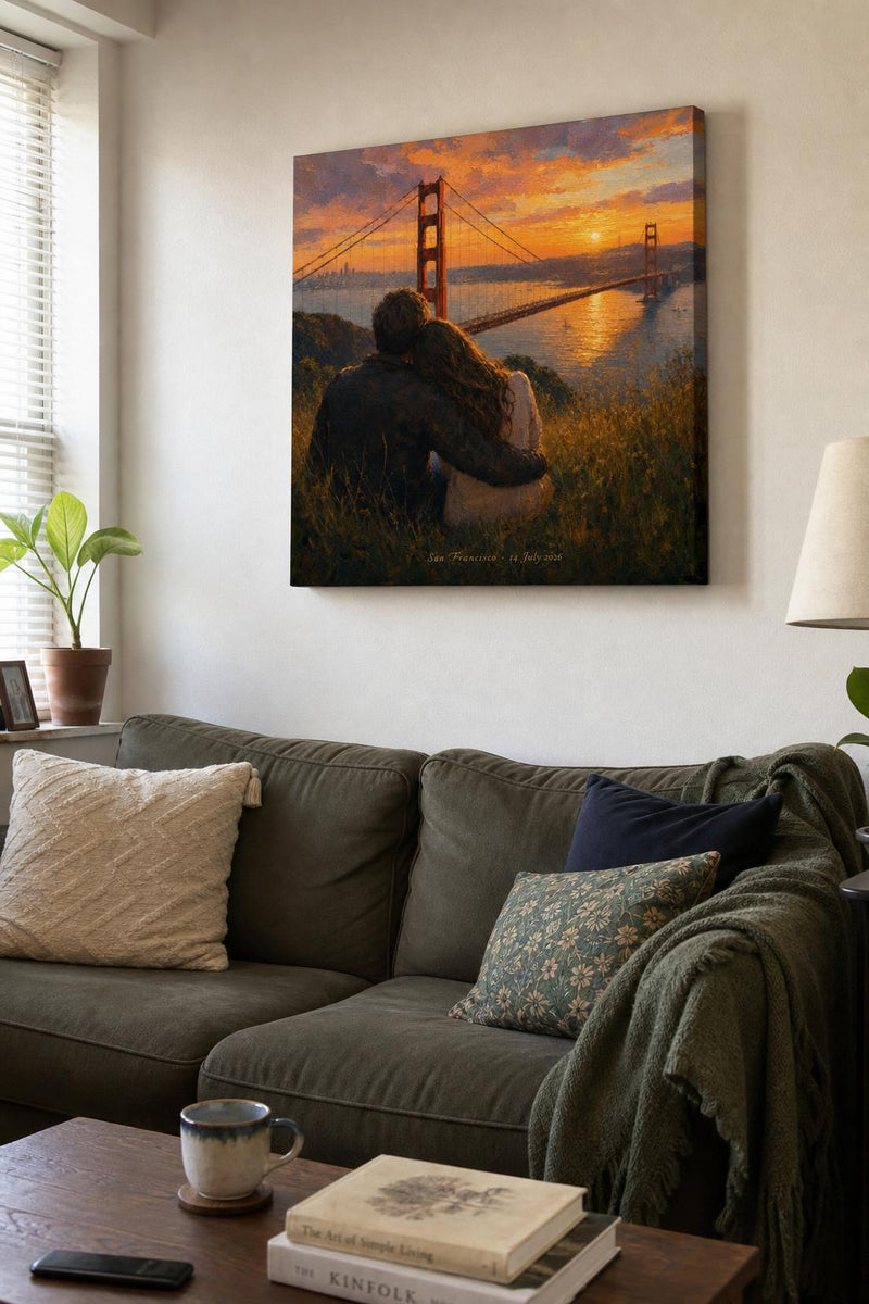 ThisDay™ Personalized City·Day Canvas lifestyle image 1