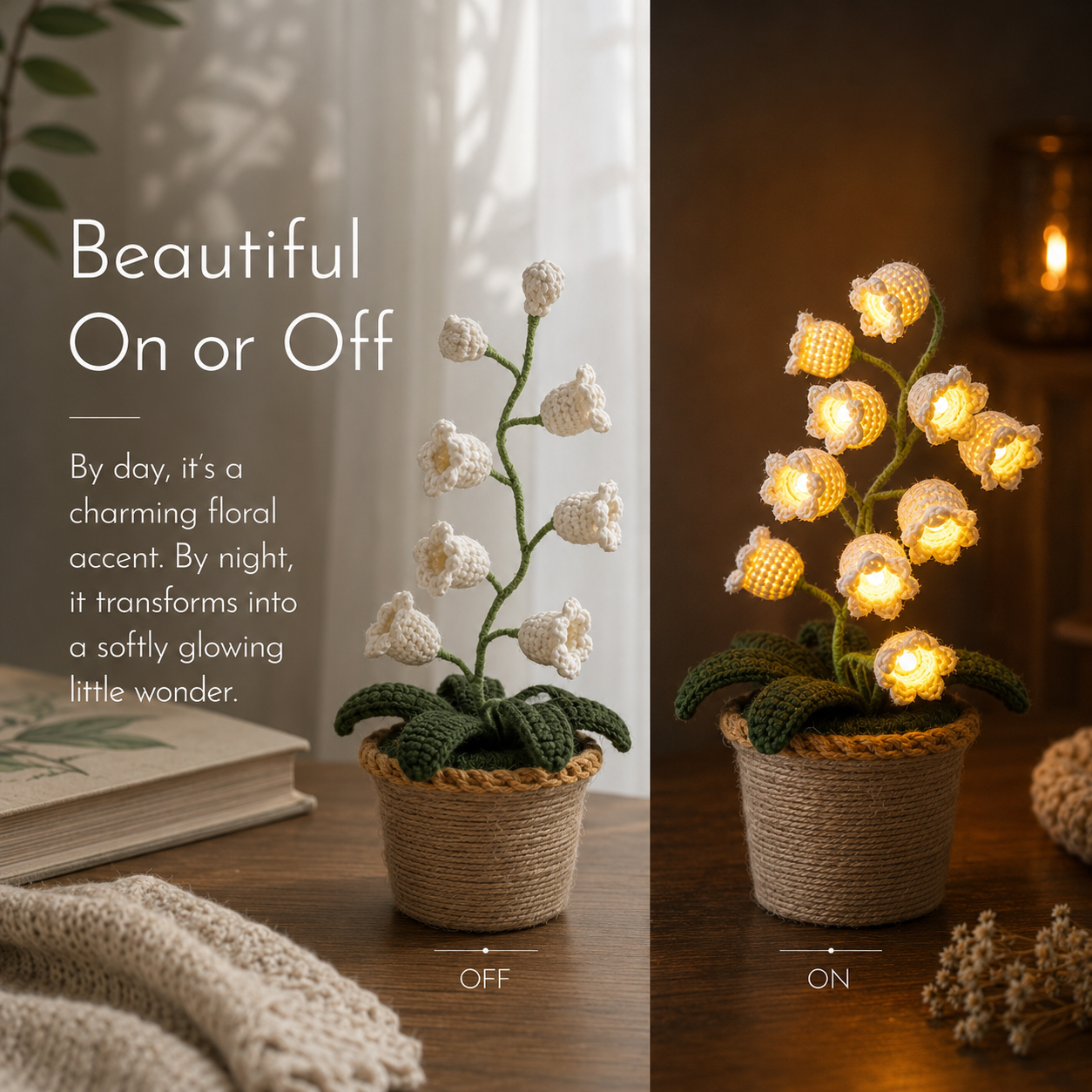 BloomLight™ Crochet Lamp