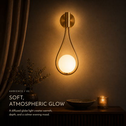 GoldenDrop™ Wall Sconces