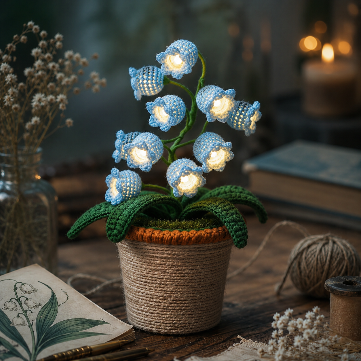 BloomLight™ Crochet Lamp
