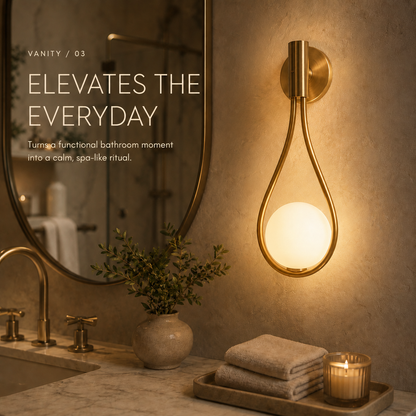 GoldenDrop™ Wall Sconces