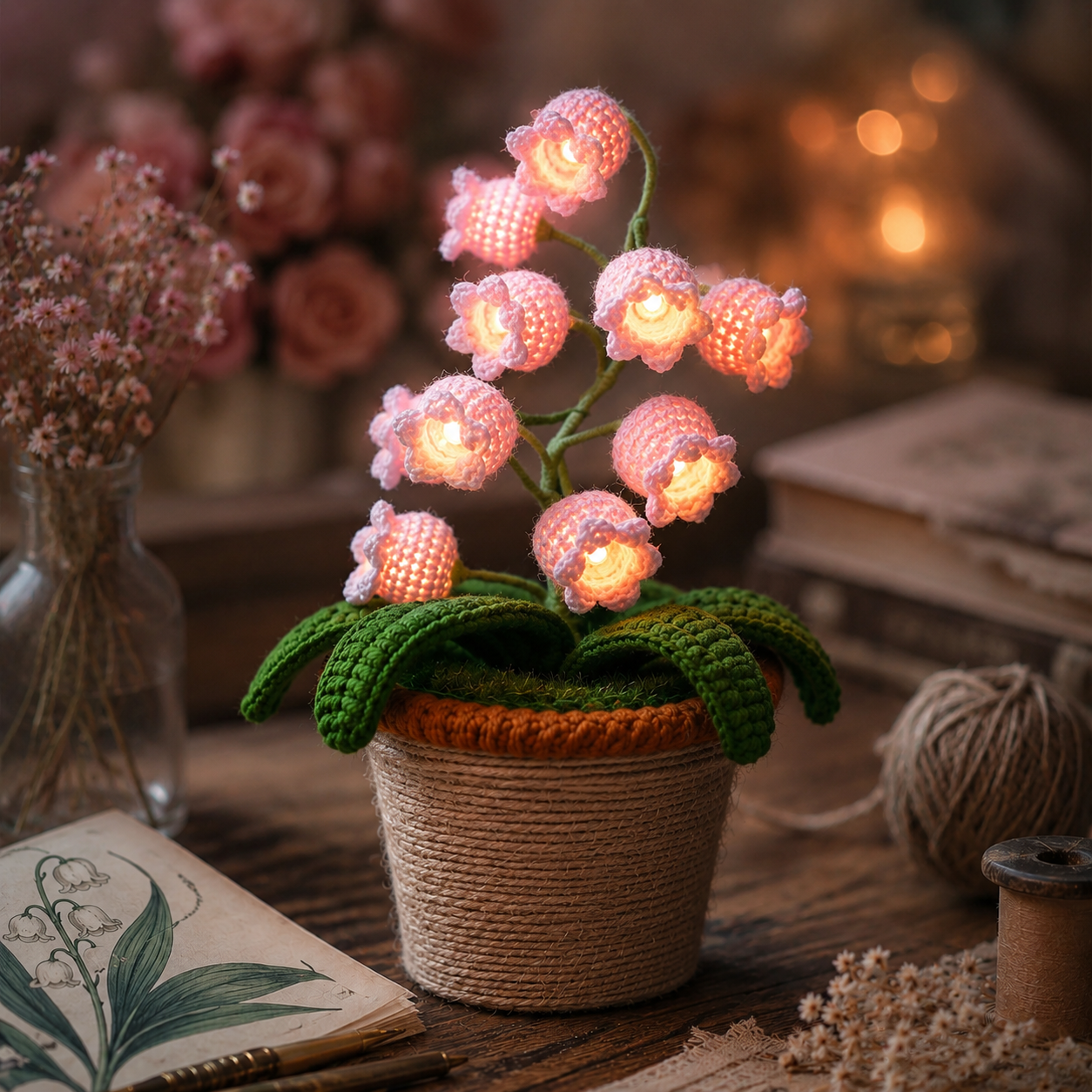 BloomLight™ Crochet Lamp