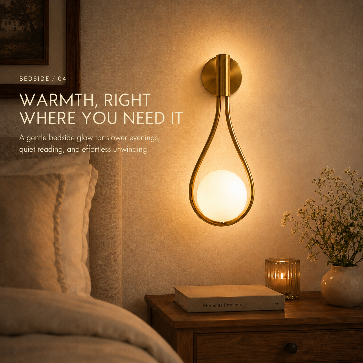 GoldenDrop™ Wall Sconces