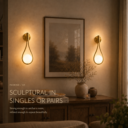 GoldenDrop™ Wall Sconces