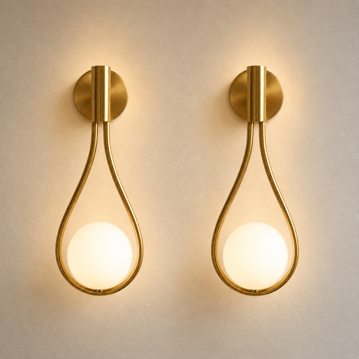 GoldenDrop™ Wall Sconces