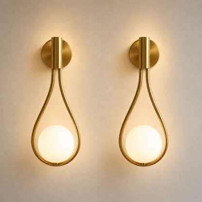 GoldenDrop™ Wall Sconces