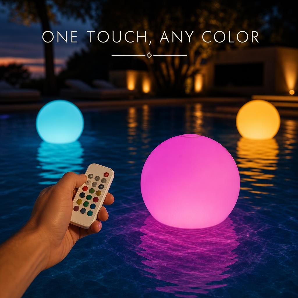AquaGlow™ LED Pool Ball body image 2