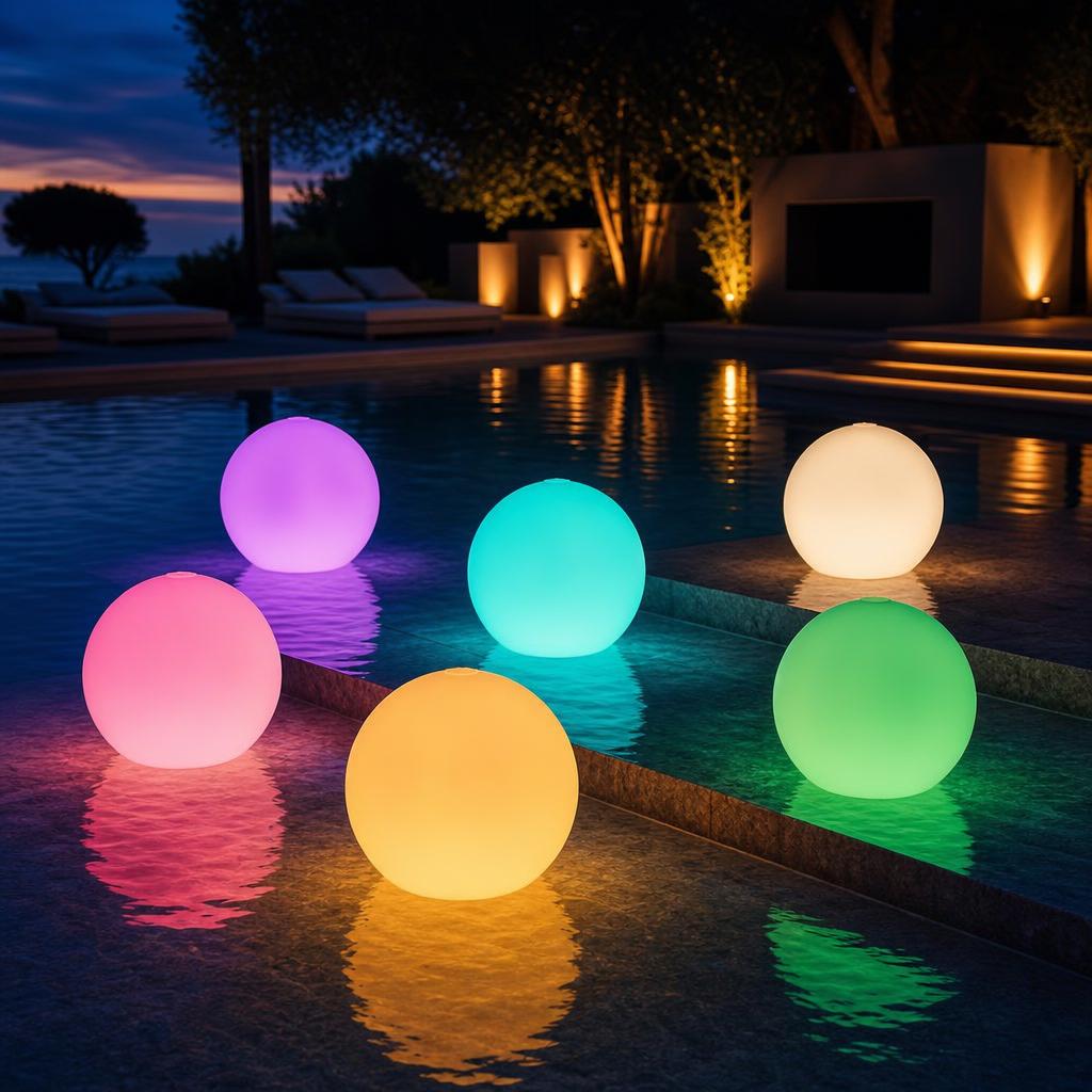 AquaGlow™ LED Pool Ball carousel image 1