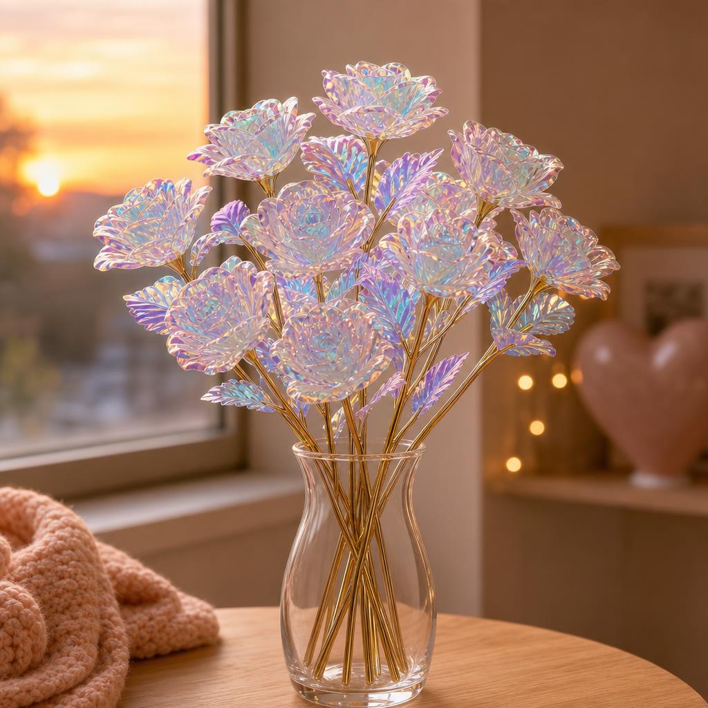AuroraRose™ Galaxy Rose Bouquet carousel image 1