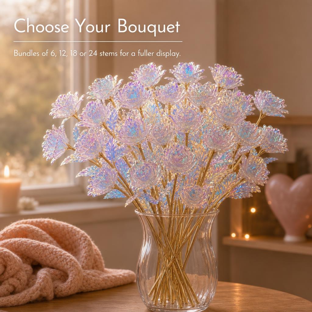 AuroraRose™ Galaxy Rose Bouquet carousel image 6