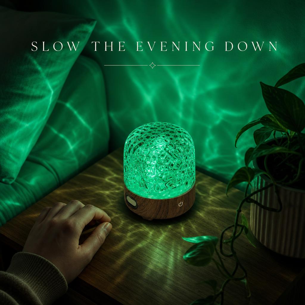 RippleDome™ Water-Ripple Ambient Lamp & Speaker body image 1