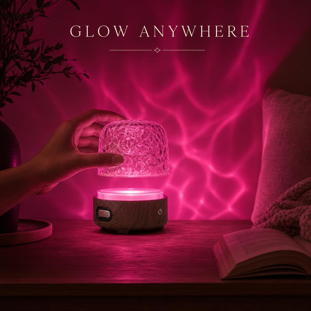 RippleDome™ Water-Ripple Ambient Lamp & Speaker body image 3