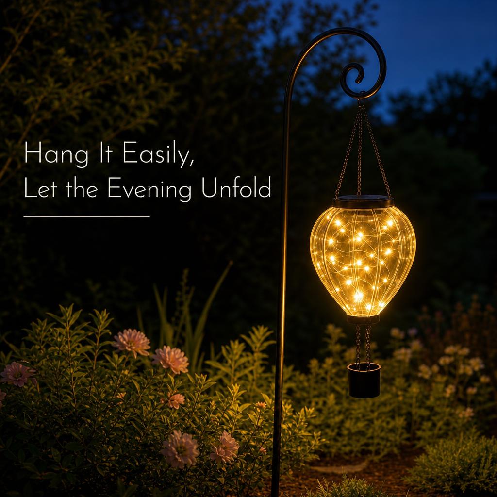 BalloonGlow™ Solar Hot Air Balloon Lantern body image 2