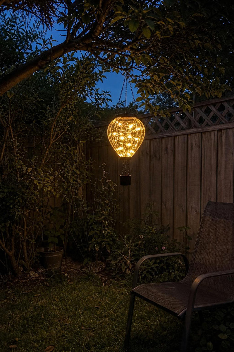 BalloonGlow™ Solar Hot Air Balloon Lantern lifestyle image 1