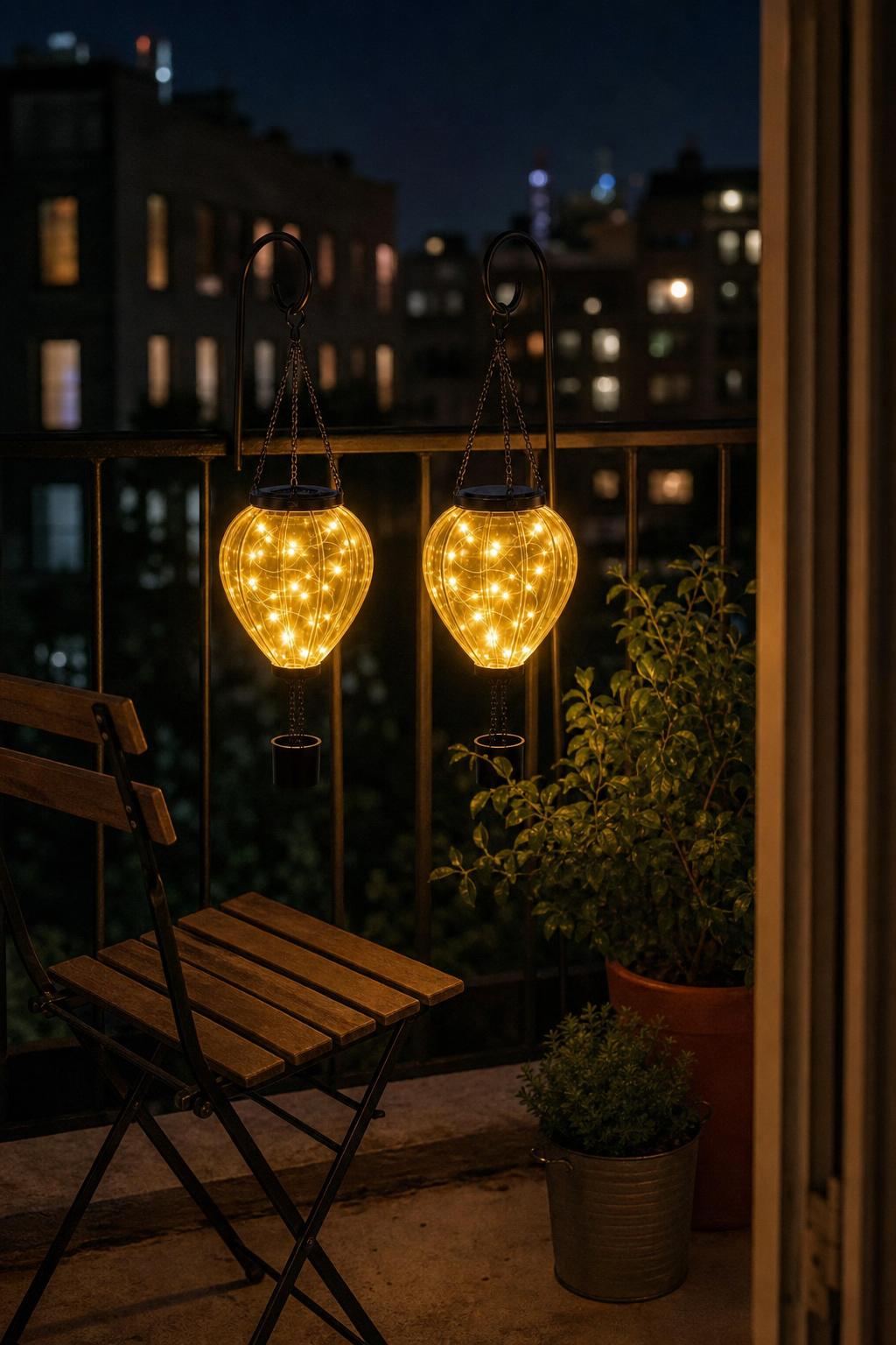BalloonGlow™ Solar Hot Air Balloon Lantern lifestyle image 2