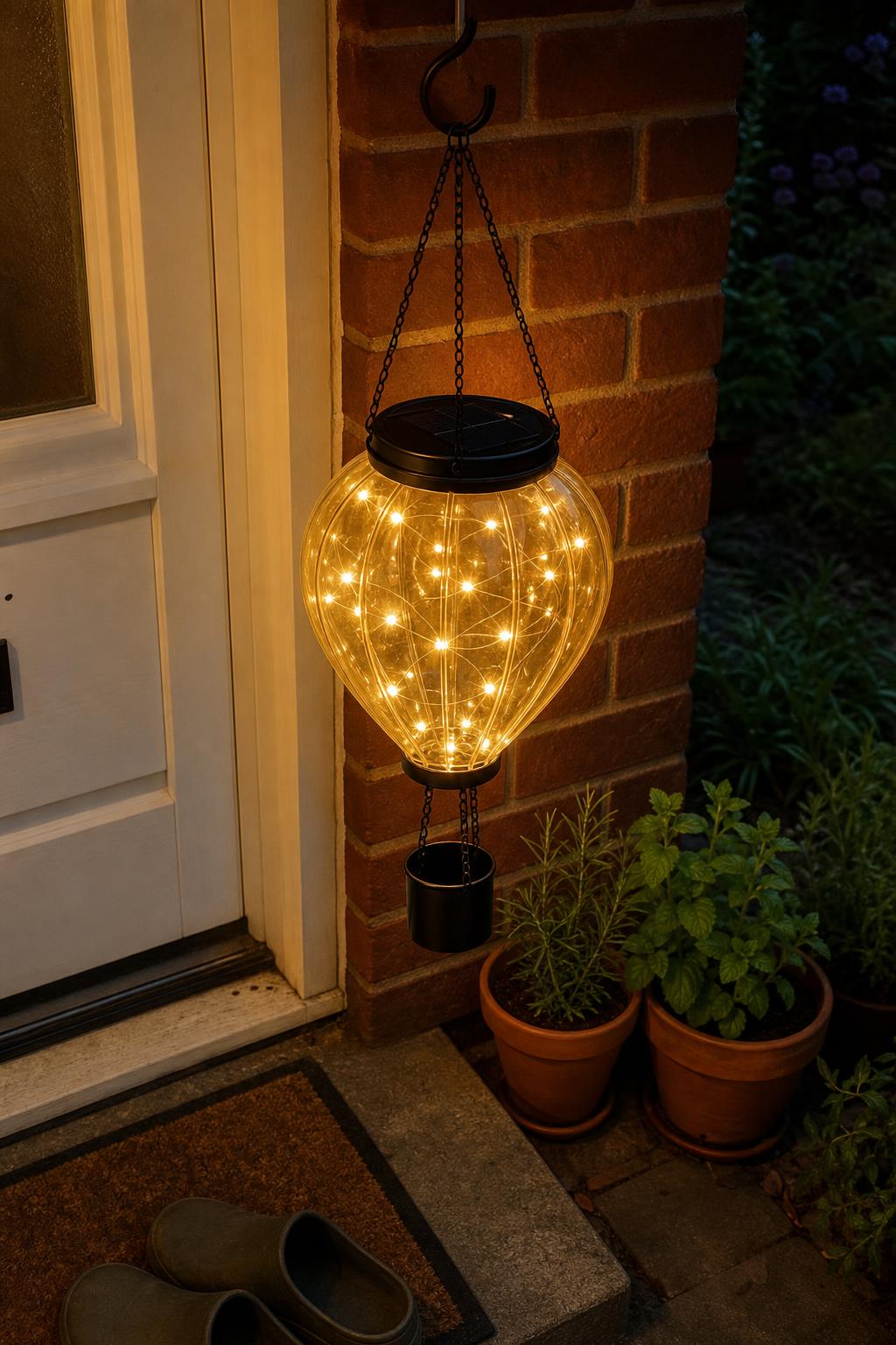 BalloonGlow™ Solar Hot Air Balloon Lantern lifestyle image 3