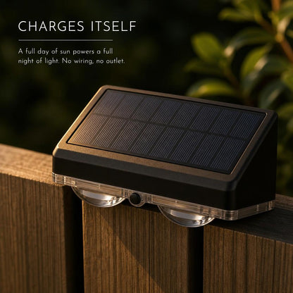 BeamFall™ Solar Fence Lights carousel image 5