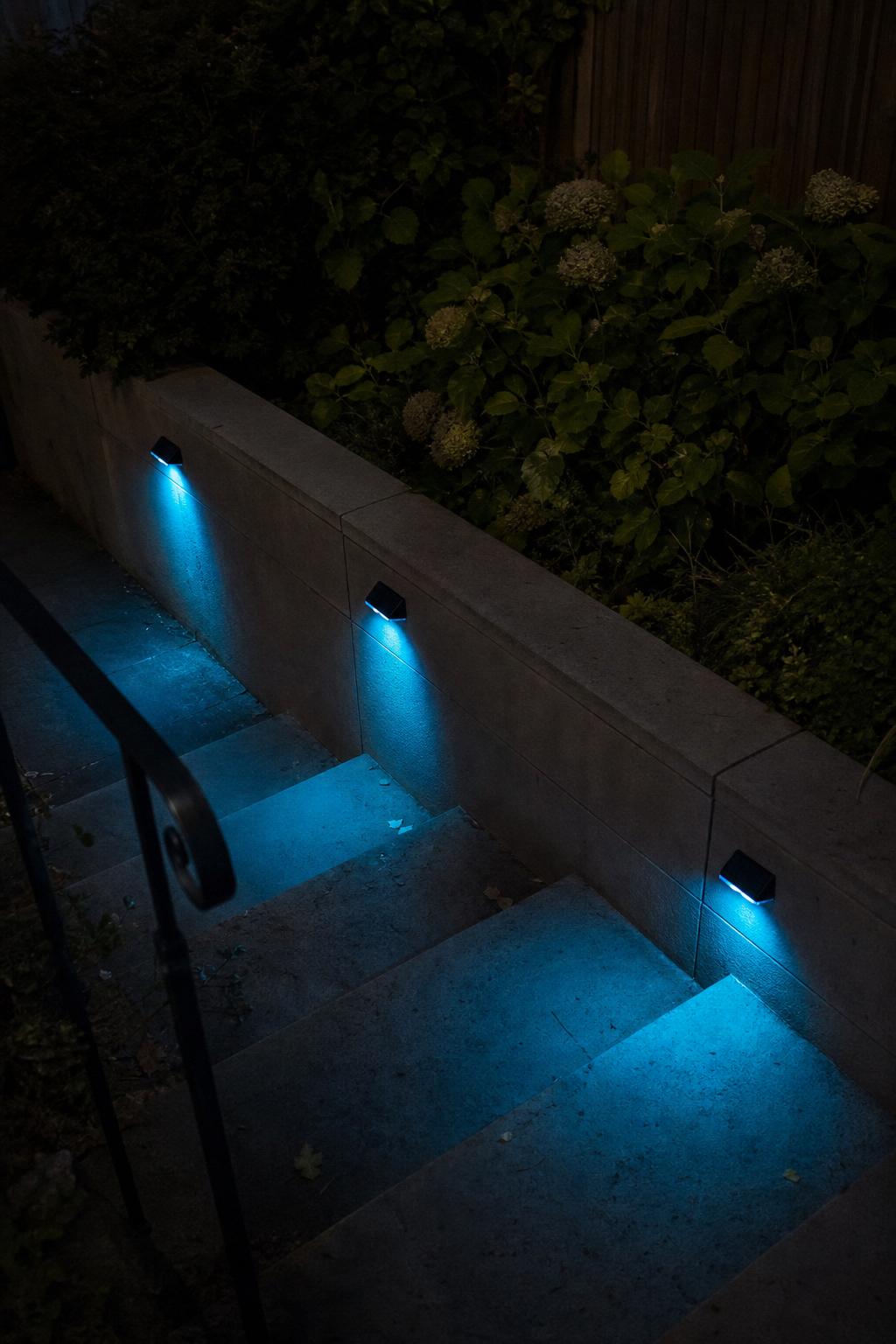 BeamFall™ Solar Fence Lights lifestyle image 4