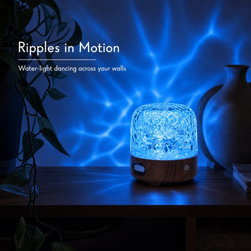 RippleDome™ Water-Ripple Ambient Lamp & Speaker carousel image 2