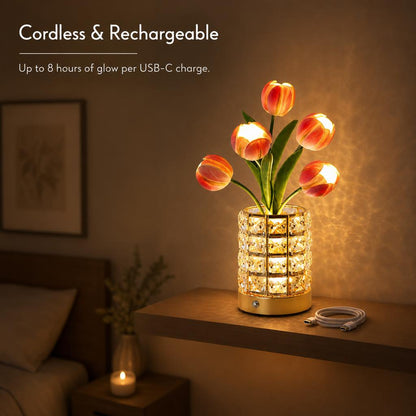 CrystalBloom™ Vase Lamp carousel image 3