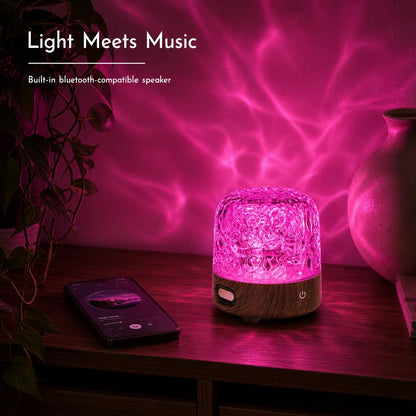 RippleDome™ Water-Ripple Ambient Lamp & Speaker carousel image 3