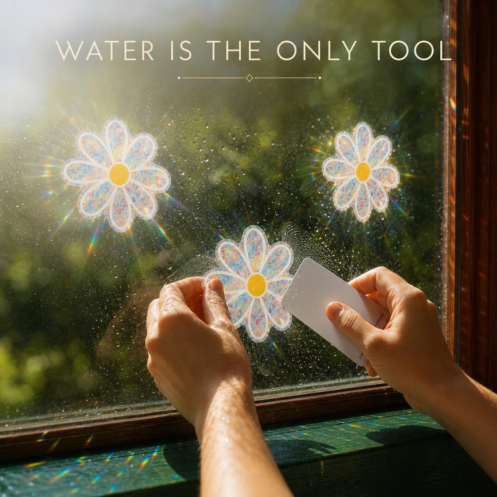 DaisyPrism™ Rainbow Suncatcher Window Stickers body image 2