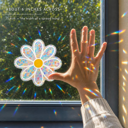 DaisyPrism™ Rainbow Suncatcher Window Stickers carousel image 4