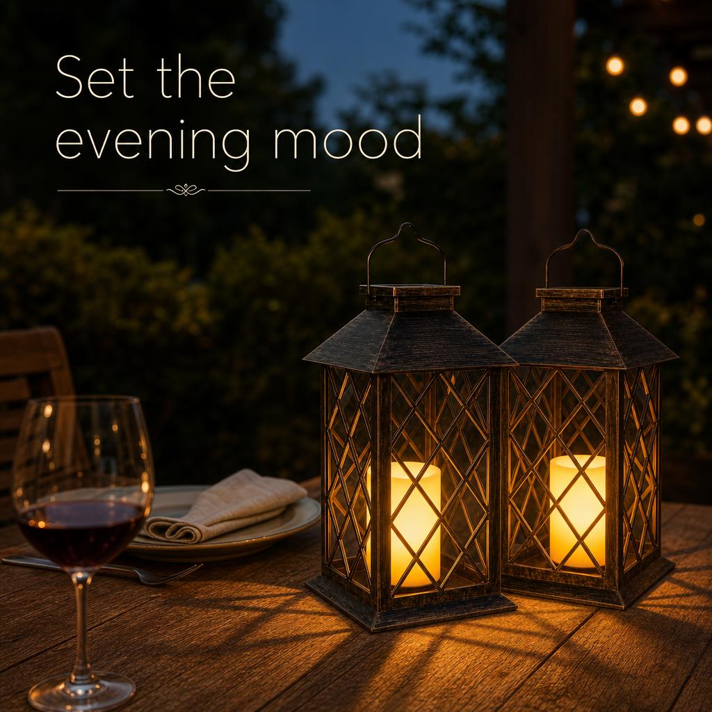 DuskCandle™ Solar Lantern body image 1