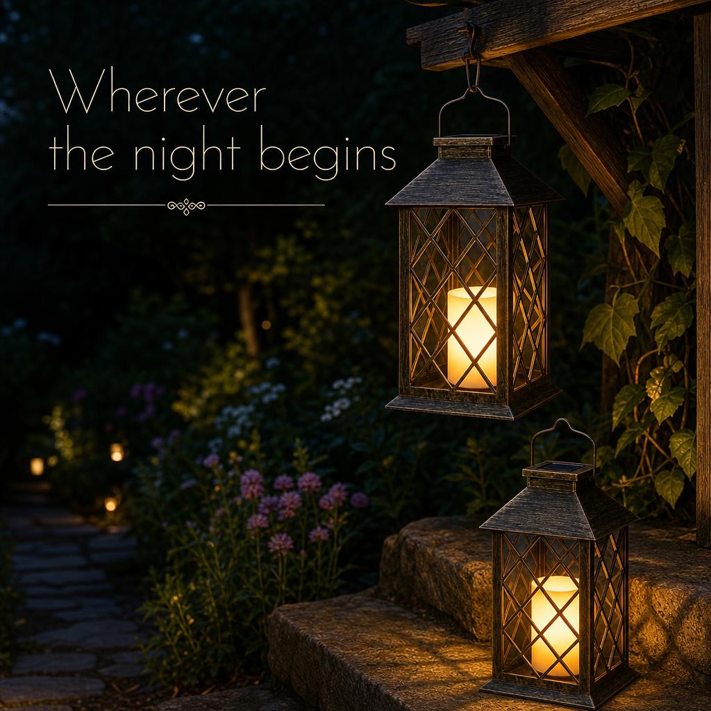 DuskCandle™ Solar Lantern body image 2