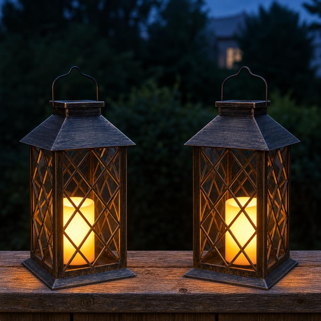 DuskCandle™ Solar Lantern carousel image 1