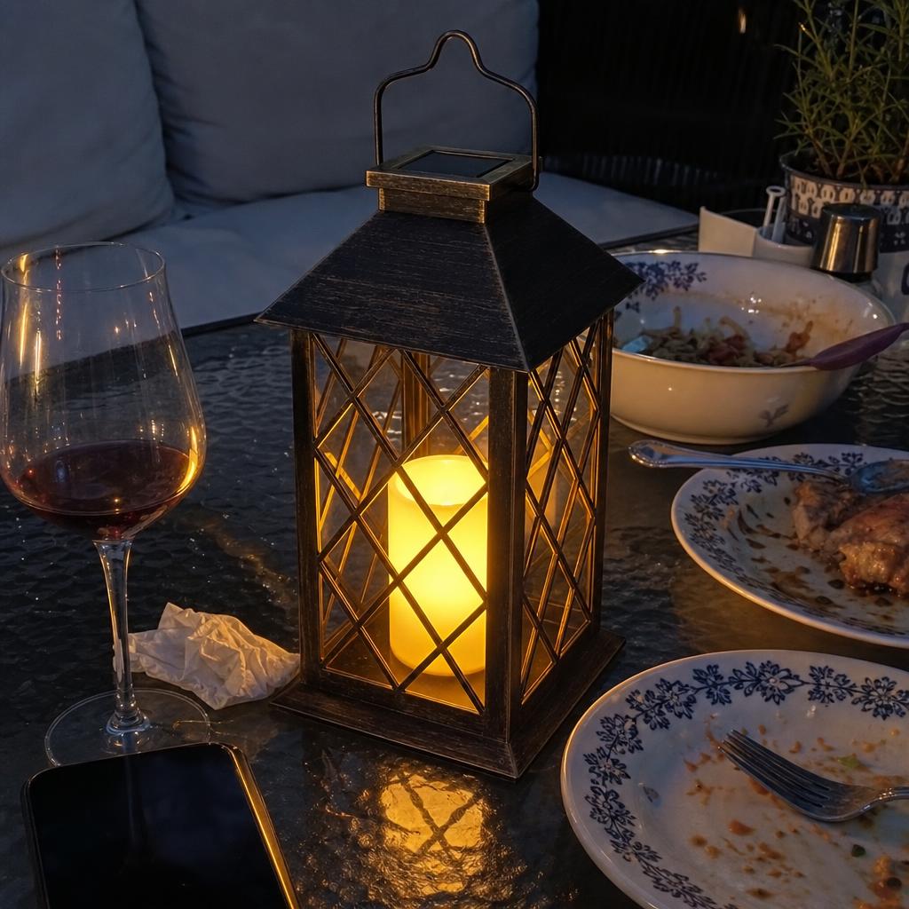 DuskCandle™ Solar Lantern lifestyle image 2