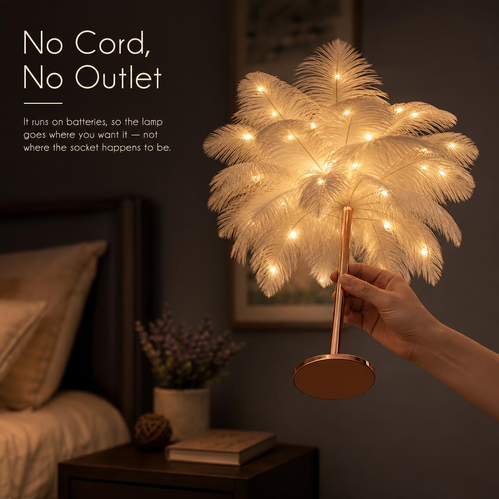 FeatherFall™ Feather Lamp carousel image 4
