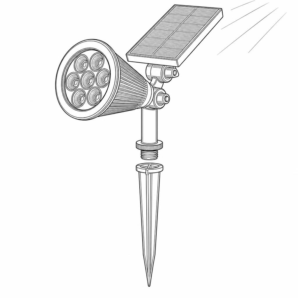 GardenBeam™ Solar Landscape Spotlight benefit-icon image 3