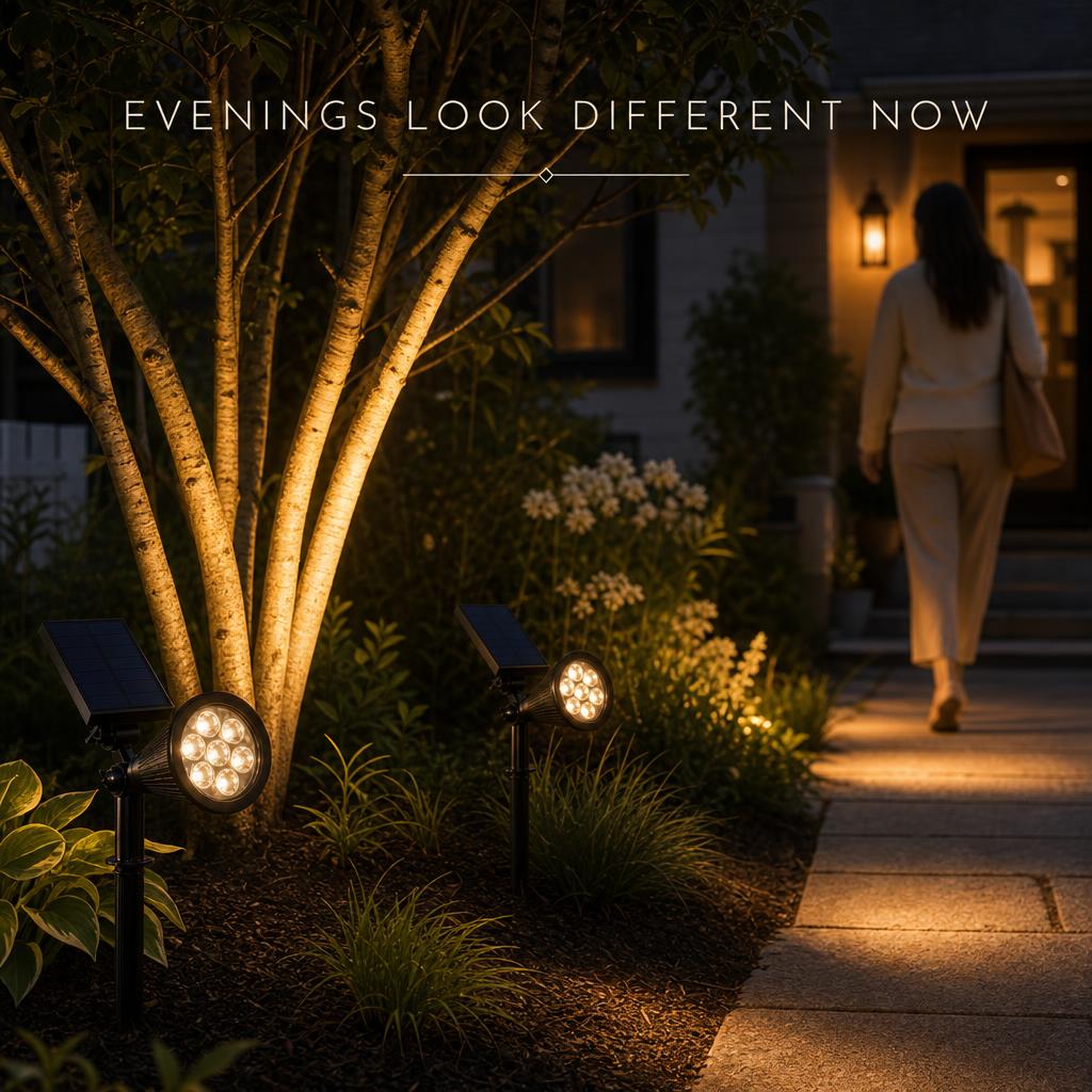 GardenBeam™ Solar Landscape Spotlight body image 1