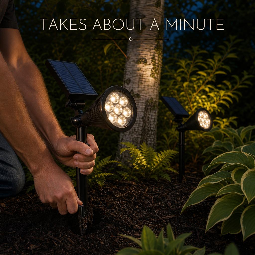 GardenBeam™ Solar Landscape Spotlight body image 2