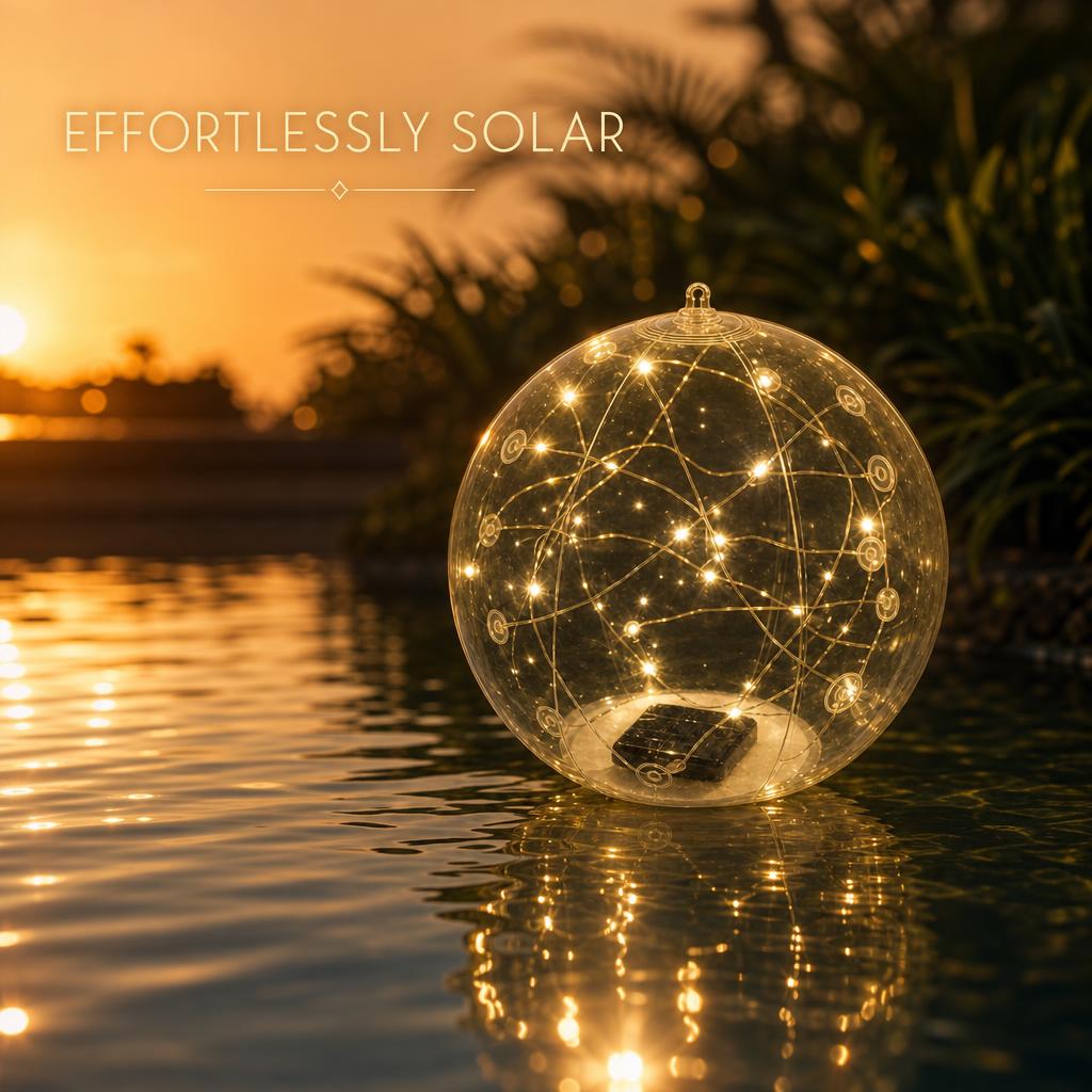 GlowOrb™ Solar Pool Lights body image 2